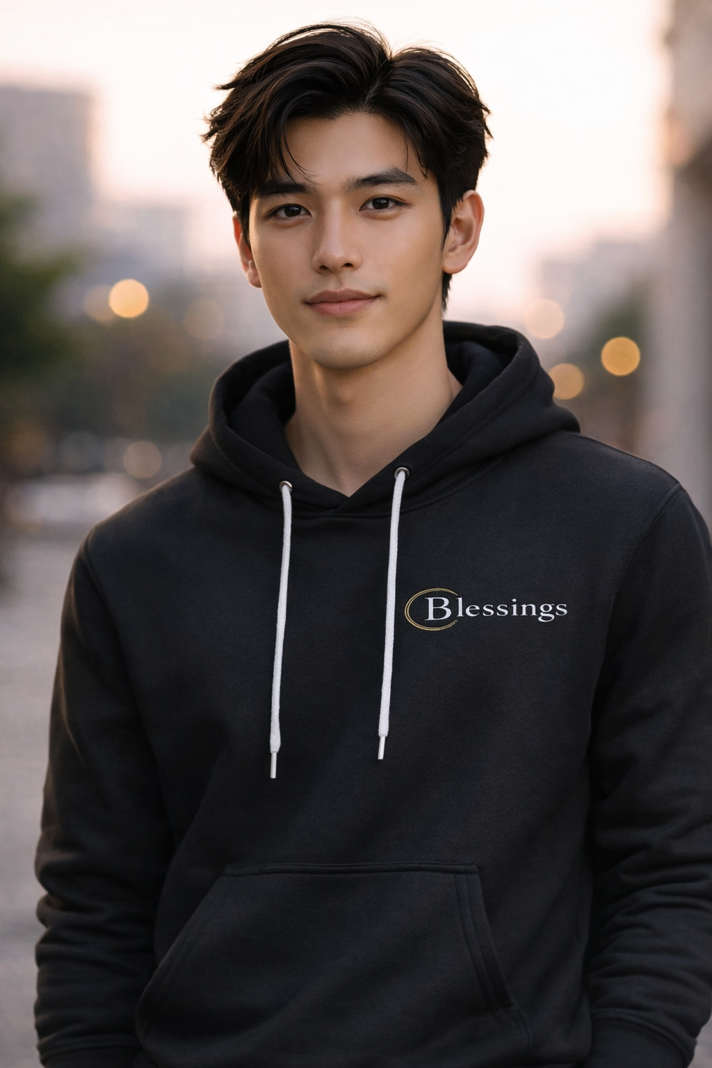 Blessings Blk with white